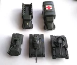 Eko 1:88 Minitanks Military Vehicles Lot Gmc 2.5 Ton Trucks M8 M41 M42. Fixed Price $14.99.