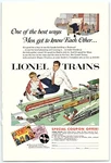 1940S Lionel Trains Best Ways Ment Get To Know Each Other... Print Ad Z6118. Fixed Price $13.74.