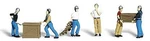 Woodland Dock Workers - Scale Model Railroad Figure #A2729. Fixed Price $26.25.