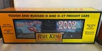 Vintage Mth Rail King O/O-27 Happy New Year's 2002 Holiday Box Car #30-7490. Fixed Price $14.95.