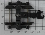Atlas 6033X Die-cast 3-RAIL 4-WHEEL Coupler Truck. Fixed Price $30.00.
