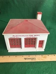 Scale Plasticville Fire Department Nice Condition (O3851). Fixed Price $13.77.