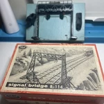 1958 Ideal Model Ho Gauge Signal Bridge B-114. Fixed Price $38.00.