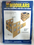 Walthers Ho Scale Large Walls With Single Metal Sash Window #933-3735. Fixed Price $12.95.