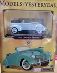 Matchbox Models Of Yesteryear 1936 Lincoln Zephyr. Fixed Price $35.00.