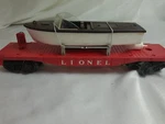Lionel 6501 Postwar Jet Motor Boat Transport Car With Original Box. Fixed Price $194.56.