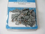 Micro-trains Stock #00110005 Silver Passenger Car Couplers For 1017 & 1018 Truck. Fixed Price $66.75.