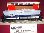 Lionel 6-8587 Wabash GP-9 Diesel Locomotive, Horn, Twin Headlights, Gauge. Fixed Price $149.62.