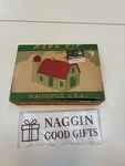 Bachmann 0/S Scale Plasticville Barn Kit #BN-1 (white/red) Used & Silo. Fixed Price $49.95.