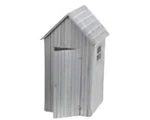 Tichy Train Group 8166 Scale Outhouses 3 Kits. Fixed Price $6.49.