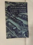 Original 1949 Instructions For Assembling And Operating Lionel Trains 58 Pages.. Fixed Price $14.99.