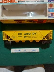 Lionel 9276 Peabody Quad Coal Hopper Car. Fixed Price $24.00.