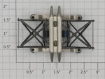 K-line 8551-EP5 Gauge Pantograph With Blue Metal Spring And Insulators. Fixed Price $25.00.
