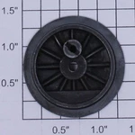 Lionel 1664E-17 Plain End Wheel (10). Fixed Price $30.00.