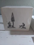 Department Lumberjacks Set Of 2 Porcelain Accessories Heritage Village #56590. Fixed Price $12.99.