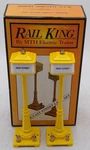 Mth 20-1028 Gauge Yellow Street Lamp Accessory (pair Of 2) Ln/box. Fixed Price $24.99.