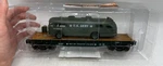 Menards Train Gold Line 279-3432 Scale Army Transport Flatcar W/ Bus. Fixed Price $54.99.