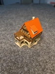 Vollmer Z Scale # 49533 Story German House W/ Pergola Fully Assembled. Fixed Price $29.99.