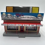 Mth Rail King Mel's Mocha & Ice Cream Road Side Stand Building 30-90260. Fixed Price $55.96.