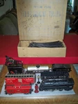 Louis Marx Train Set No 25000 Eng 999 Orig Box Nice- Untested. Fixed Price $115.00.