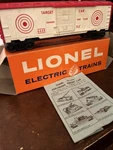 Lionel Postwar Missile Firing Range 6448 Exploding Target Car - Boxed. Fixed Price $89.50.