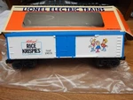 Lionel 6-19531 Rice Krispies Billboard Reefer Car Nib Gauge Lqqk. Fixed Price $30.00.