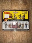 Woodland Scenics Ho Scale Workers With Forklift A1911 New. Fixed Price $17.99.