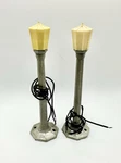 Lionel Gauge Model Railroad Street Light Lamps Silver Base Function. Fixed Price $39.99.
