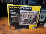 Woodland Scenics Scale 5200 Fresh Market Building Kit Landmark Structures. Fixed Price $19.99.