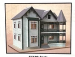 Northeastern Scale Models Gingerbread Mansion 144TH Dollhouse Kit Wood Nip. Fixed Price $89.99.
