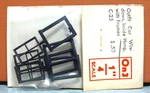 Grandt Line ON30 Outfit Car Windows, Inside Hung With Frames # C-25. Fixed Price $10.80.