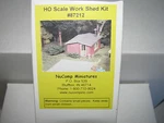 Nucomp Miniatures Ho Scale - #87212 Work Shed Kit. Fixed Price $24.99.