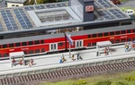 Faller 120202 Ho Scale Modern Station Platform W/details -- Kit. Fixed Price $68.99.