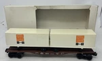 Lionel #6-9212 Lcca 1976 Seaboard Coast Line Flat Car W/trailers & Box. Fixed Price $19.99.