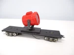 Marx 3591A Red Plastic Searchlight Car Scale Series O Gauge X7807. Fixed Price $49.00.
