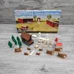 Ho Scale Bachmann Plasticville 2612 Farm Buildings & Animals Incomplete. Fixed Price $16.19.