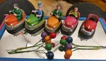 Replacement Bumber Riders Lemax 64488 Crazy Cars Carnival Amusement 5. Fixed Price $49.99.