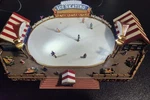 Gold Label Worlds Fair Skating Rink Mr Christmas / Year Round Music Read. Fixed Price $50.00.