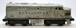 Postwar Lionel Chassis Kmt Burlington 2716 Shell Gauge 1:48 Project. Fixed Price $73.59.