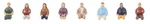 Faller 151685 Scale Sitting People (without Legs) Figures. Fixed Price $13.16.