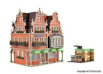 Vollmer 43842 Ho Scale City Building With Library And Wine Cellar Interiors. Fixed Price $52.27.