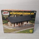 Atlas Ho Scale Maywood Station Kit #720 Model Railroad Building Train Depot. Fixed Price $44.00.