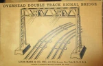 Vtg Marx 1434 Overhead Block Signal Bridge Unused New In Orig Box. Fixed Price $59.99.