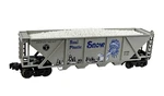 Lionel Christmas 4 Bay Hopper Car W/ Snow Load Department 56! 6-52199 Gauge. Fixed Price $39.00.