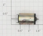Faulhaber 1624E018S 18-VOLT Dc Dual Shaft Motor With 2.0MM Gear. Fixed Price $20.00.