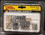 Woodland Scenics A1854 Ho Accents Assorted Skids Set Of 15. Fixed Price $10.99.