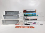 4X Herpa H0 1:87 Semi-remorque Daf 142601+142304+035804+827220 , Top Box #. Fixed Price $38.49.