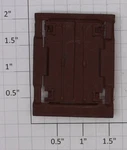 Lionel 3462-11X Brown Milk Car Metal Door Assembly. Fixed Price $6.00.