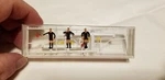 Merten Ho Scale Football Team / Soccer Goals And Referees # 2499. Fixed Price $14.99.