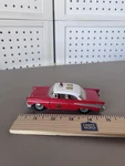 1957 Vintage Chevrolet Bel Air Fire Chief Diecast Red White Kinsmart Car. Fixed Price $7.48.